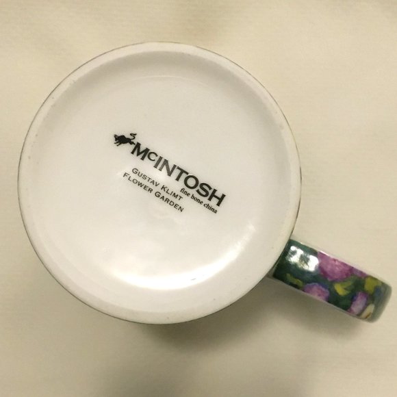 Gustav Klimt's 'Flower Garden' McIntosh Fine Bone China Mug - Picture 6 of 9